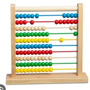 Melissa & Doug Multicolor Wooden Abacus for Kids